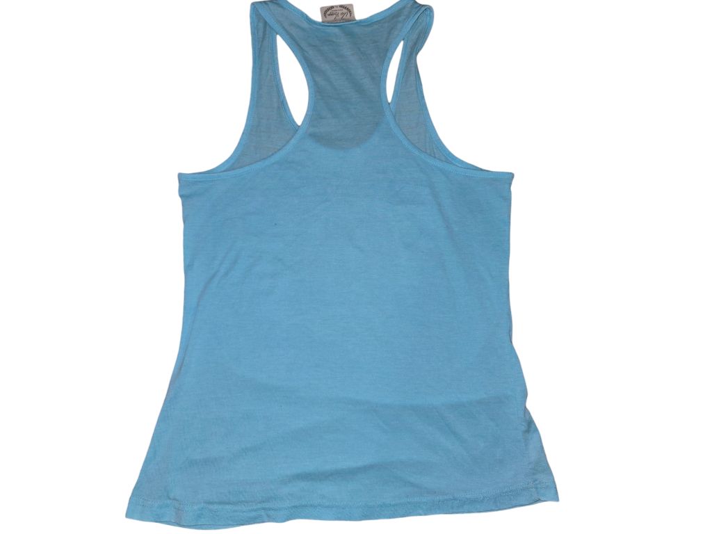 U.S. Vintage Blue Tank Top Size XL - Act Like A Lady, Lift Like A BOSS