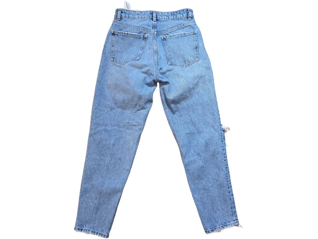 Women's Zara Blue Distressed Jeans Size 4