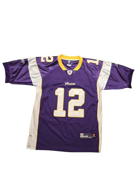 Men's Reebok NFL Percy Harvin Vikings Jersey Size 48 Purple