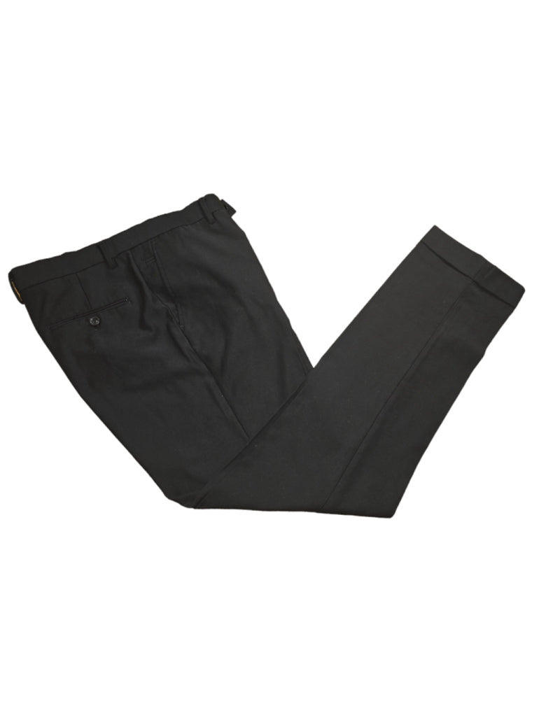 Men's Lanzino Black Dress Pants Size 36 MSRP $160 Slacks Cuffed Hem