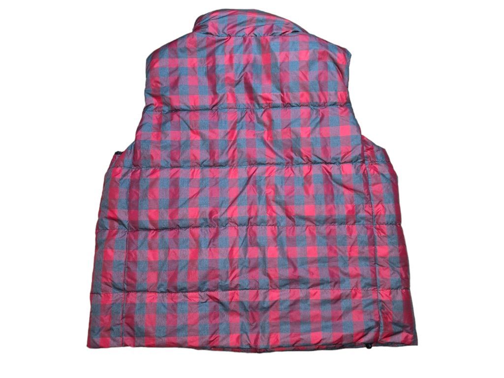 Women's Gap Outdoor Edition Winter Warmth Red and Gray Plaid Puffer Vest Size XL