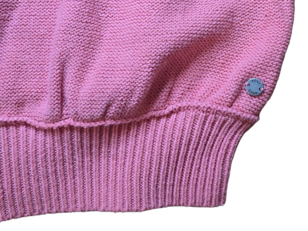 Women's ROXY Loft Music Sweater XS Pink Balloon Long Sleeve