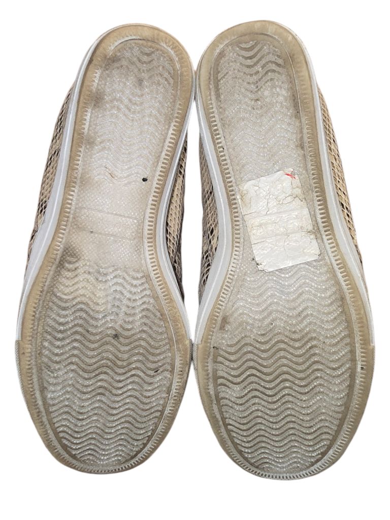 Woman's Juicy Couture JC-Journey Tan Snakeskin Wedge Sneakers Size 8.5 M