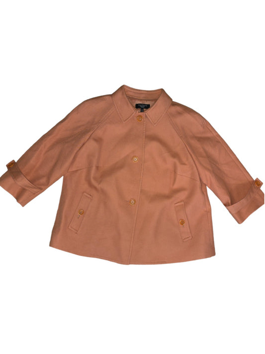 Vintage Women's Talbots Swing Peacoat Jacket 14W Coral Peach Classic Jacket