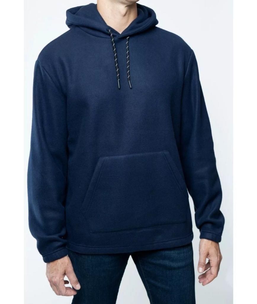 Men's Lazer Navy Blue Hooded Sweatshirt - Size XL