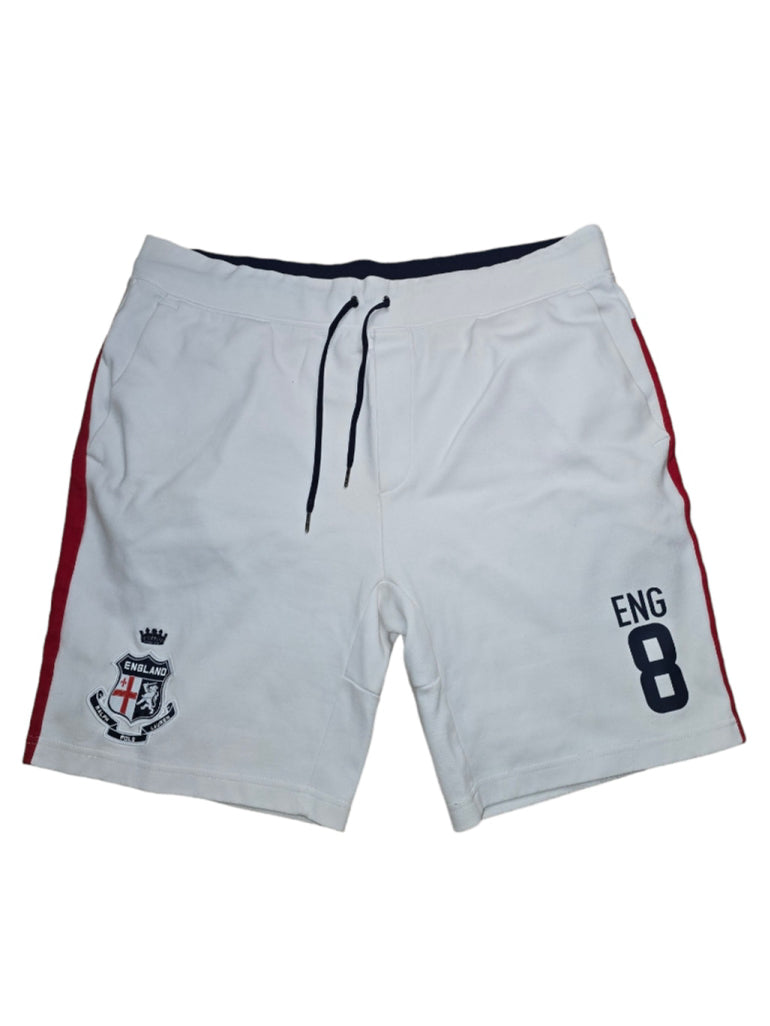 Men's Ralph Lauren England Shorts XL White Red Blue