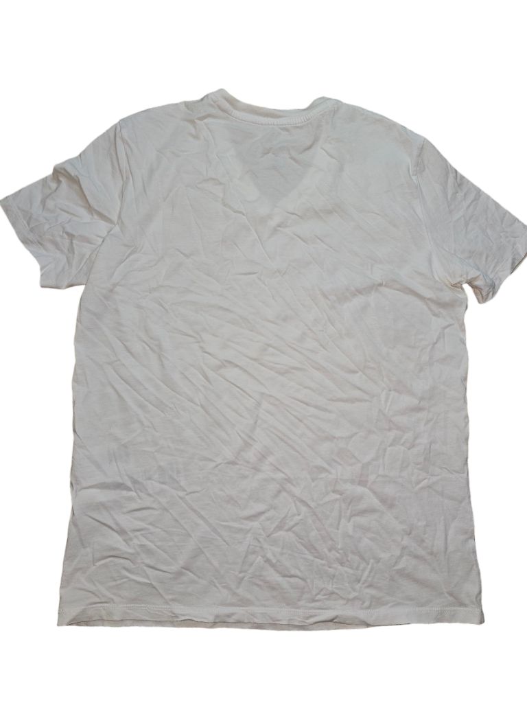 Men's Armani Exchange White V-Neck T-Shirt - Size M