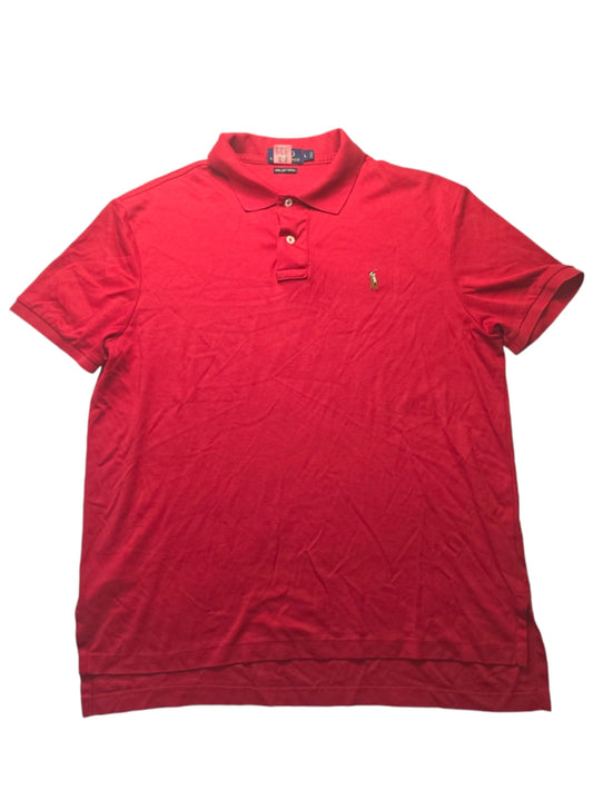 Men's Polo Ralph Lauren Polo Shirt, Size L, Red Pony Classic Fit