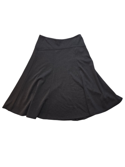 Women's JM Collection Skirt, Size S, Charcoal A line Midi Comfort Waistband