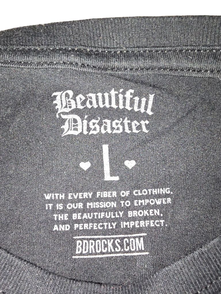 Fairy Beautiful Disaster Black T-Shirt - Size L