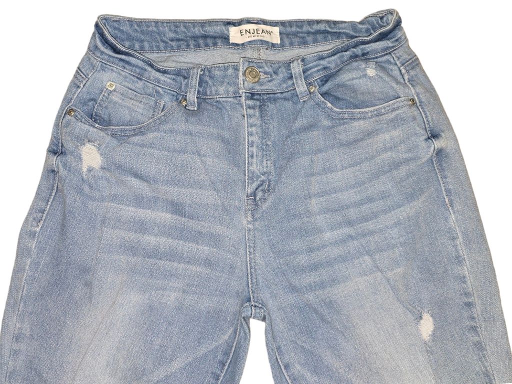 Enjean Boyfriend Distressed Jeans - Size 7