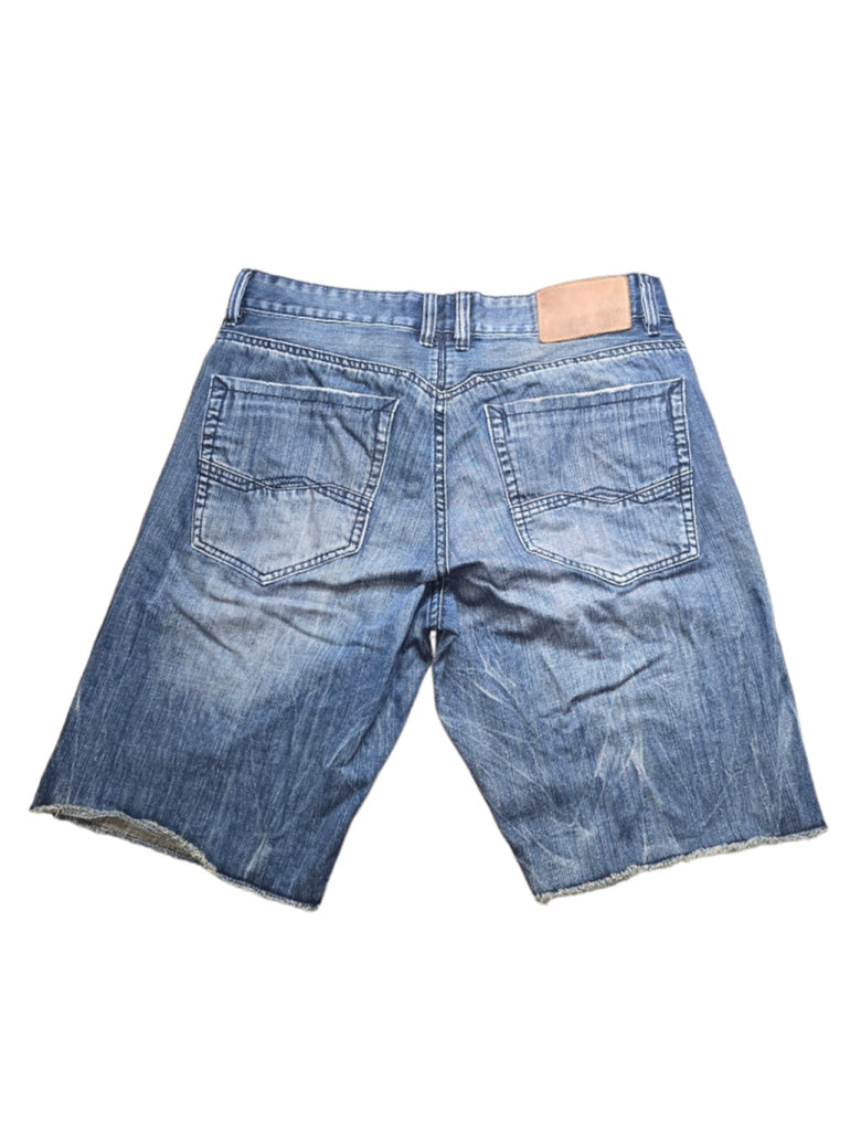 Men's Rivet De Cru Thomas Denim Shorts W34 Blue 5 Pocket