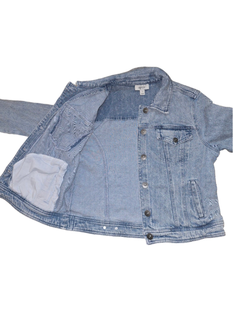 Women's Style & Co Denim Jacket Light Wash Blue Size SMALL MSRP $49.50