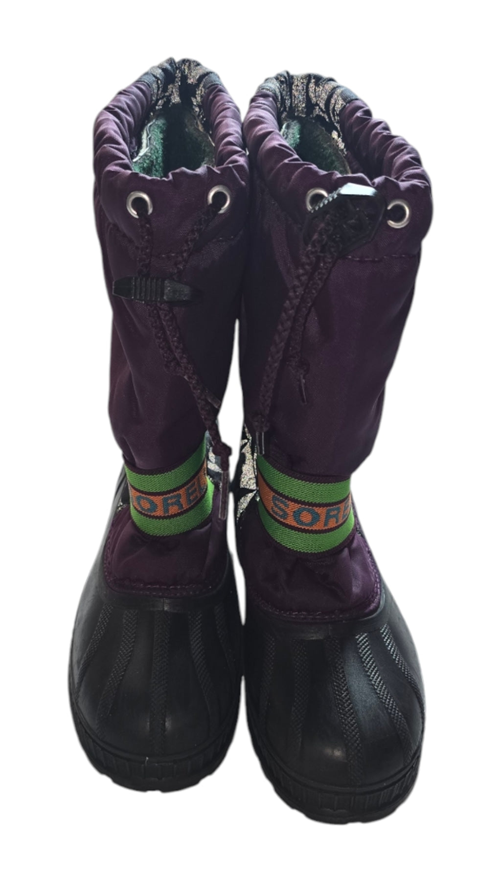 Women's Sorel Purple Winter Boots with Illuminite Sz 5 Waterproof