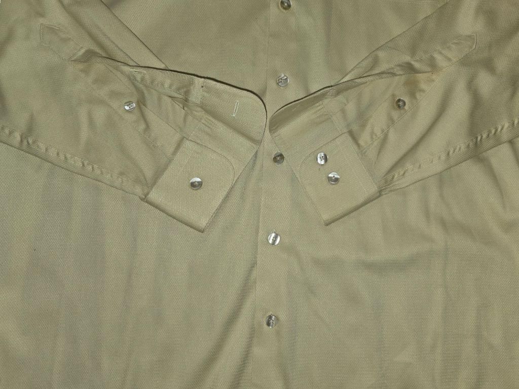 Men's Perry Ellis Long Sleeve Button Down Shirt Size 16 32/33 Yellow