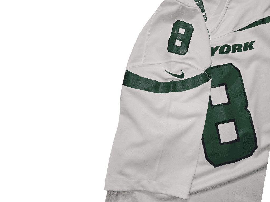 Men's Nike New York Jets Elijah Moore #8 Football Jersey Size XL White