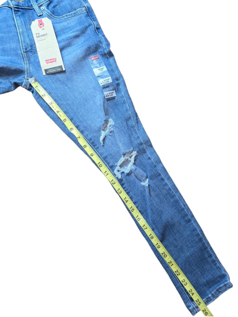 Women's Levi's 711 Hypersoft Skinny Jeans - Size 0 - 25 X 26