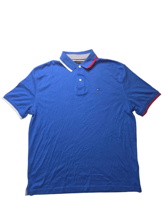 Men's Tommy Hilfiger Polo Shirt, Size L, Royal Blue