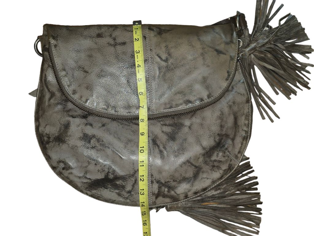 AllSaints Spitalfields Women's Medium Taupe Leather Hobo Bag