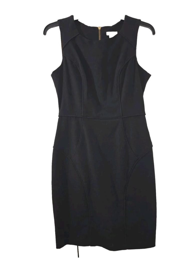 Candie's Size 5 Black Sleeveless Stretch Sheath Profesional Career Dress