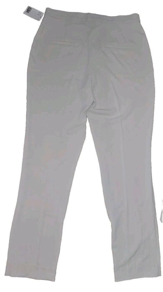 H&M Khaki Beige Tone Stetch Lightweight Slacks Size 12 NWT