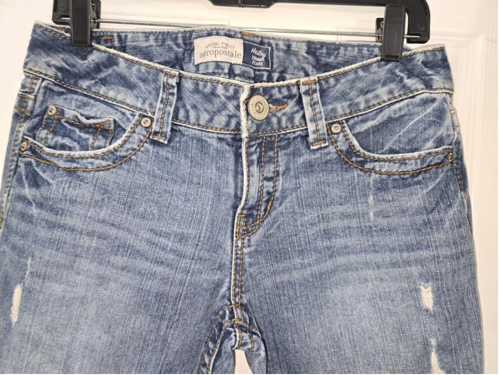 Aeropostale Hailey Skinny Flare 7/8 Reg