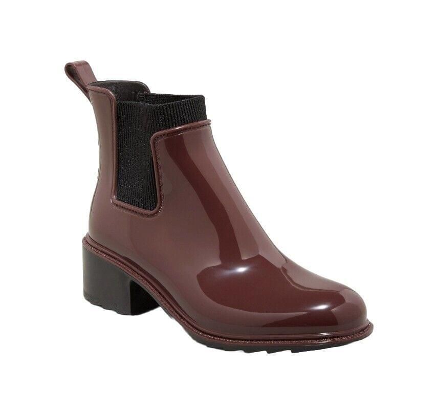 a • new day Burgandy Camille Boots Waterproof Sz 9