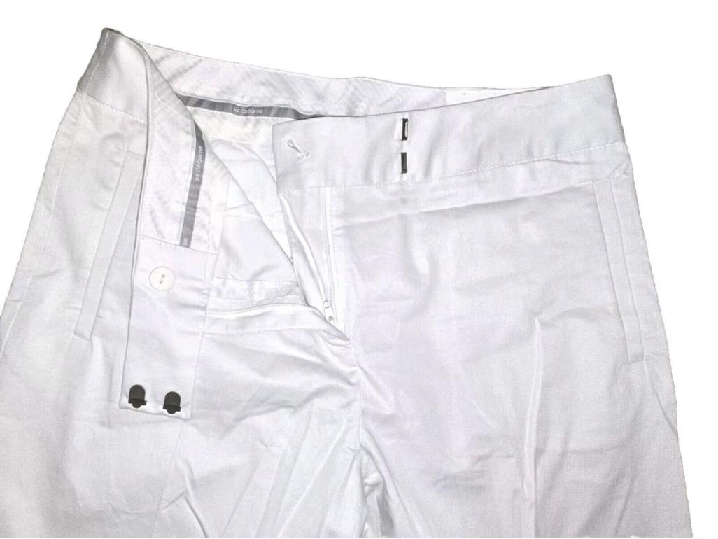 Liz Claiborne Mid Rise White Dress Slacks 4P NWT