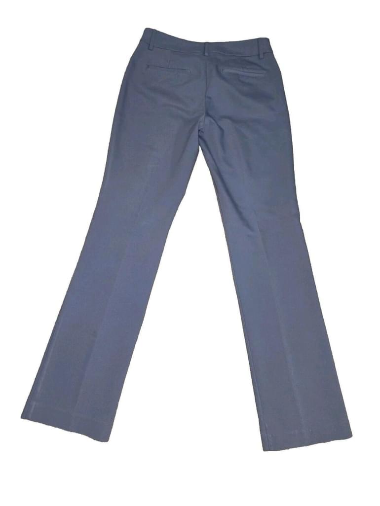 Express Editor Barely Boot Low Rise Light Blue Pants Career Slacks 4R