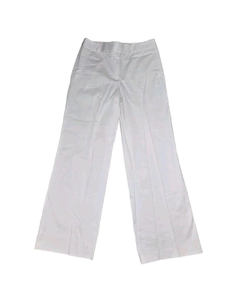 Liz Claiborne Mid Rise White Dress Slacks 4P NWT