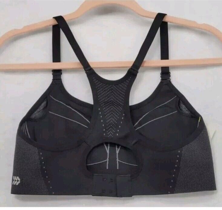 All in motion Women's Sport bra High support Seamless Bonded Black XL MSRP  $24