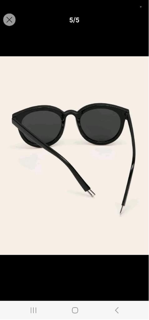 Women's Oversize Sunglasses With Mirrored Lense