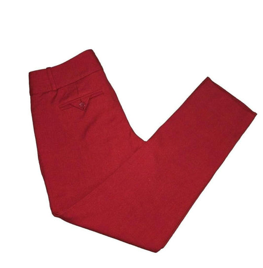 The Limited Low Rise Ankle Dress Pants Bright Red Slacks Size 4