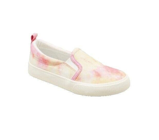 Girls' Sariah Pink Tie-Dye Slip-On Sneakers Cat & Jack SZ 13 *MSRP $19.99*