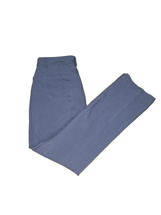 Express Editor Barely Boot Low Rise Light Blue Pants Career Slacks 4R