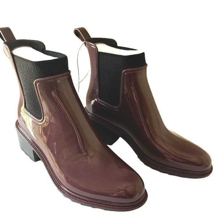 a • new day Burgandy Camille Boots Waterproof Sz 9