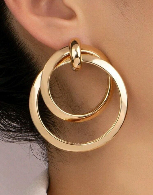 Earrings Round Drop Earrings In Yellow Gold