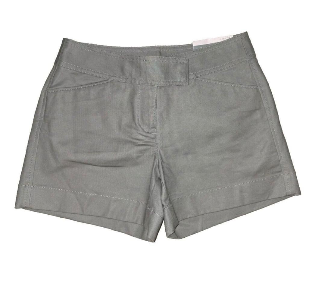 NWT Ann Taylor Brown Textured Signature Shorts Size 0P Chino