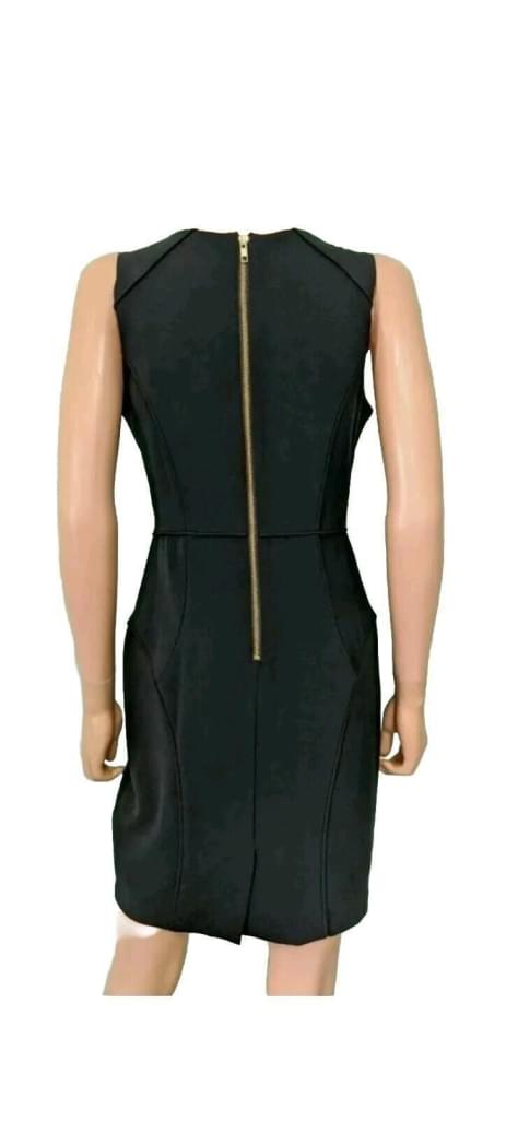 Candie's Size 5 Black Sleeveless Stretch Sheath Profesional Career Dress